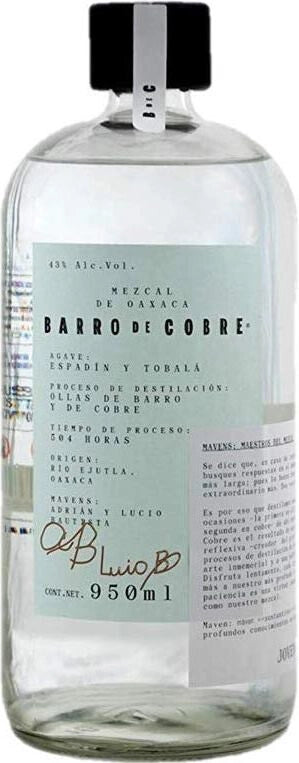 Barro de Cobre Espadin y Tobala Ensamble Mezcal