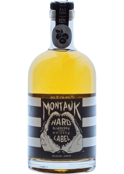 Montauk Hard Label Blueberry Flavored Whiskey