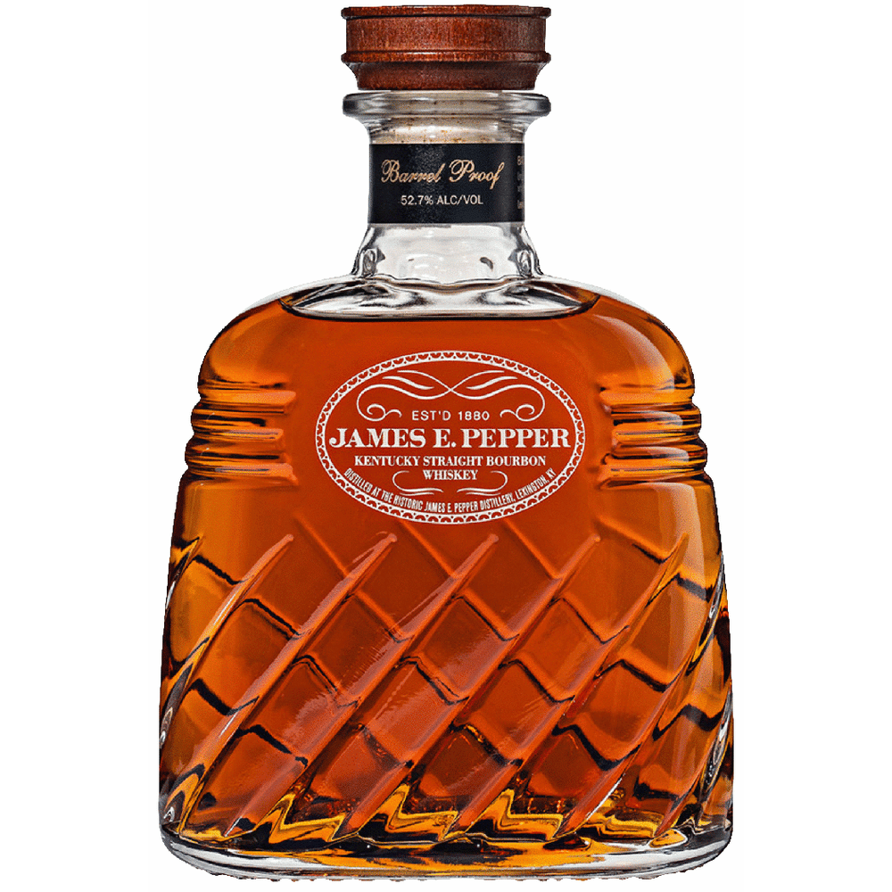 James E. Pepper Barrel Proof 'Decanter' Kentucky Straight Bourbon
