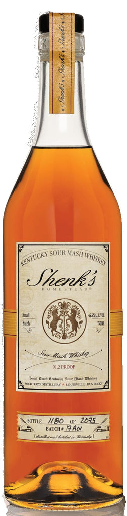 Shenk's Homestead Small Batch Kentucky Sour Mash Whiskey 2025 Release