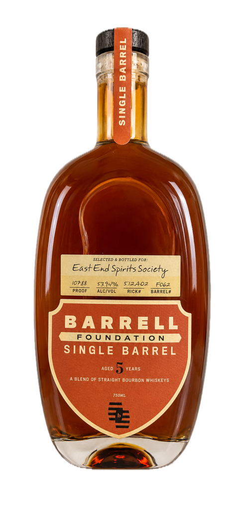 Barrell Craft Spirits Foundation Single Barrel Bourbon East End Spirit Society 107.88 PF