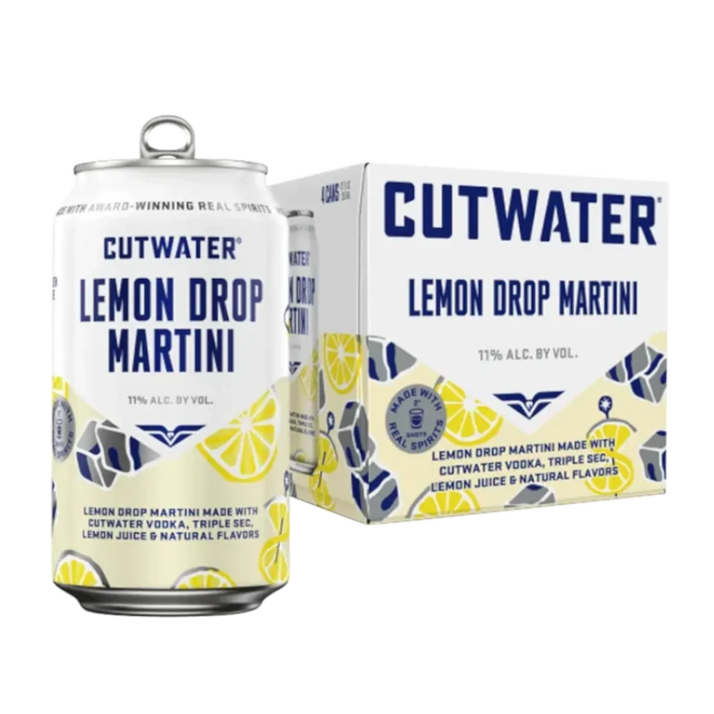 NV Cutwater Spirits Lemon Drop Martini 4 pack