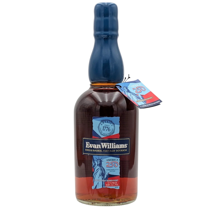 Evan Williams 250 Commemorative Edition Single Barrel Vintage Straight Bourbon Whiskey