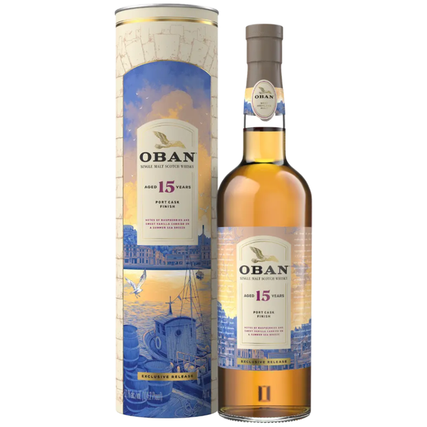 Oban Single Malt Scotch Port Cask Finish Exclusive Release 15 Yr