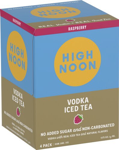 High Noon Raspberry Vodka Iced Tea 4PK