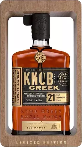 Knob Creek Small Batch Limited Edition 21 Year Old Straight Bourbon Whiskey