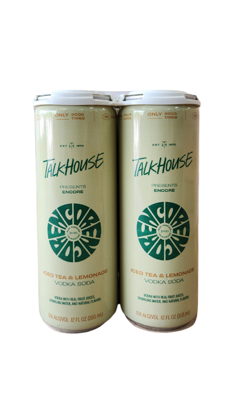 Talkhouse Encore Iced Tea & Lemonade Vodka Soda 4PK