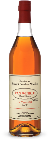 Old Rip Van Winkle 'Reserve Lot B' 12 Year Old Kentucky Straight Bourbon Whiskey