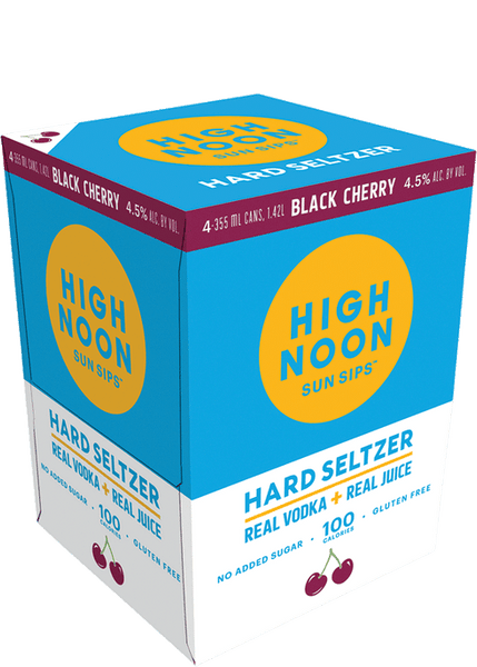 High Noon Black Cherry Hard Seltzer 4PK