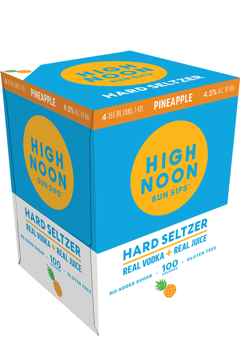 High Noon Pineapple Hard Seltzer 4PK