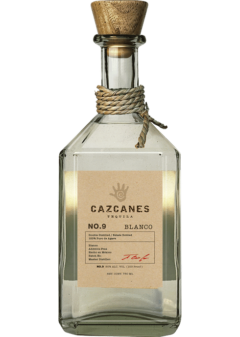 CAZCANES NO 9 BLANCO ORGANIC TEQUILA