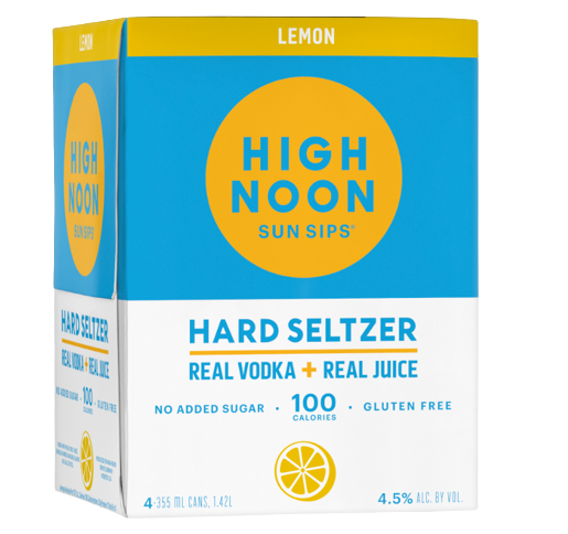 High Noon lemon Hard Seltzer 4PK