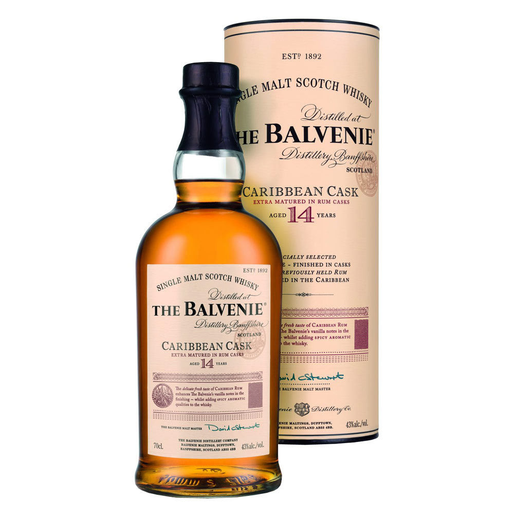 THE BALVENIE CARIBBEAN CASK 14年 700ml The Balvenie Caribbean Cask 14 Year Old Single Malt Scotch
