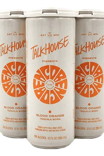 Talkhouse Blood Orange Tequila Soda 4PK