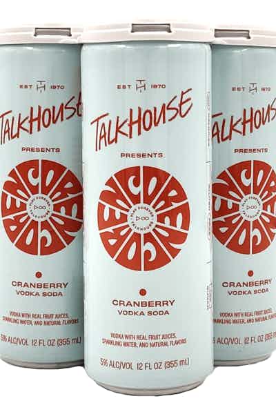 Talkhouse Cranberry Vodka Soda 4PK