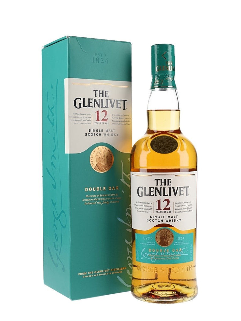 The Glenlivet Scotch Single Malt 12 Year Double Oak