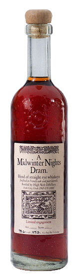 High West Whiskey Midwinter Nights Dram Rye Act 8