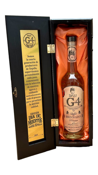 G4 Reposado de Madera Dia de Muertos Edition Tequila with Gift Box