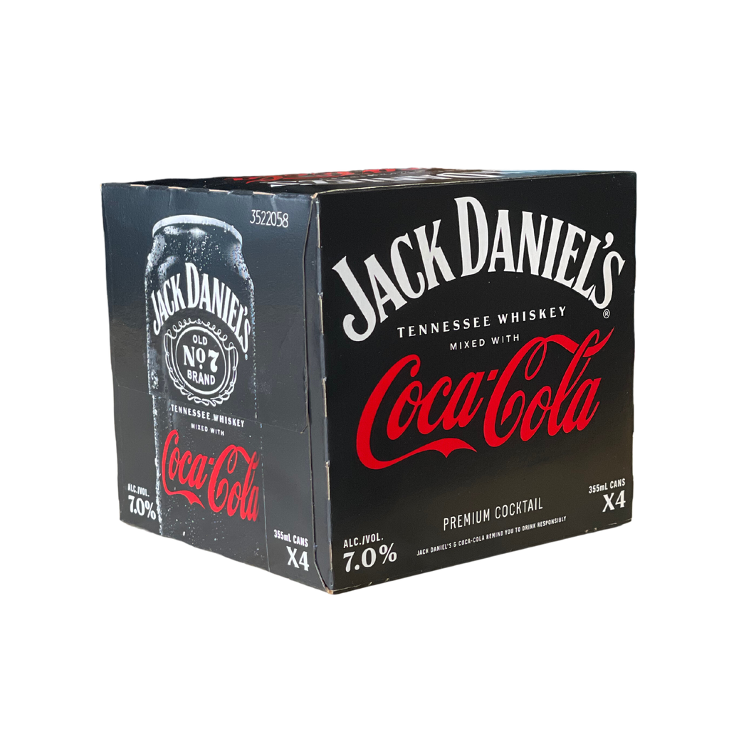 Jack Daniel Coca Cola Can 4PK