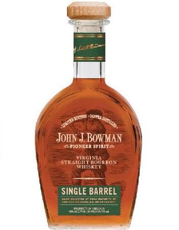 A. Smith Bowman Distillery 'John J. Bowman' Pioneer Spirit Single Barrel Virginia Straight Bourbon Whiskey