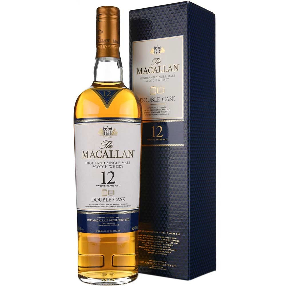 The Macallan Scotch Double Cask 12 Year Single Malt