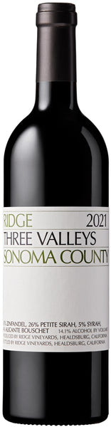 2021 Ridge Three Valleys Red Blend