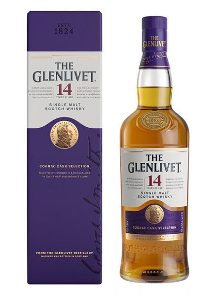 The Glenlivet Scotch Single Malt 14 Year Cognac Cask