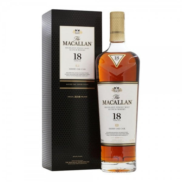 The Macallan 18 Year Old Sherry Oak Single Malt Scotch Whisky